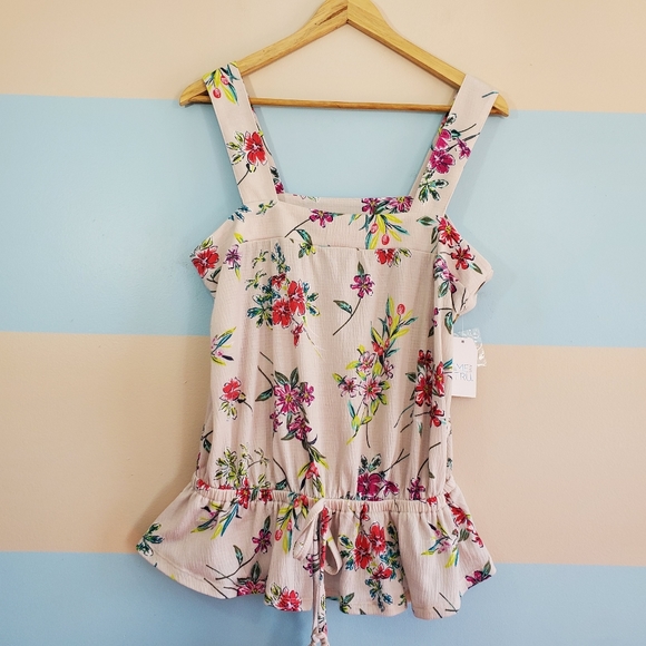NWT Time and Tru Floral Tank Top - Picture 7 of 10